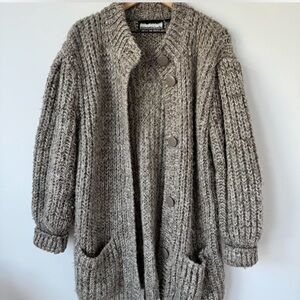 80s Bramble Lane chunky knit cardigan